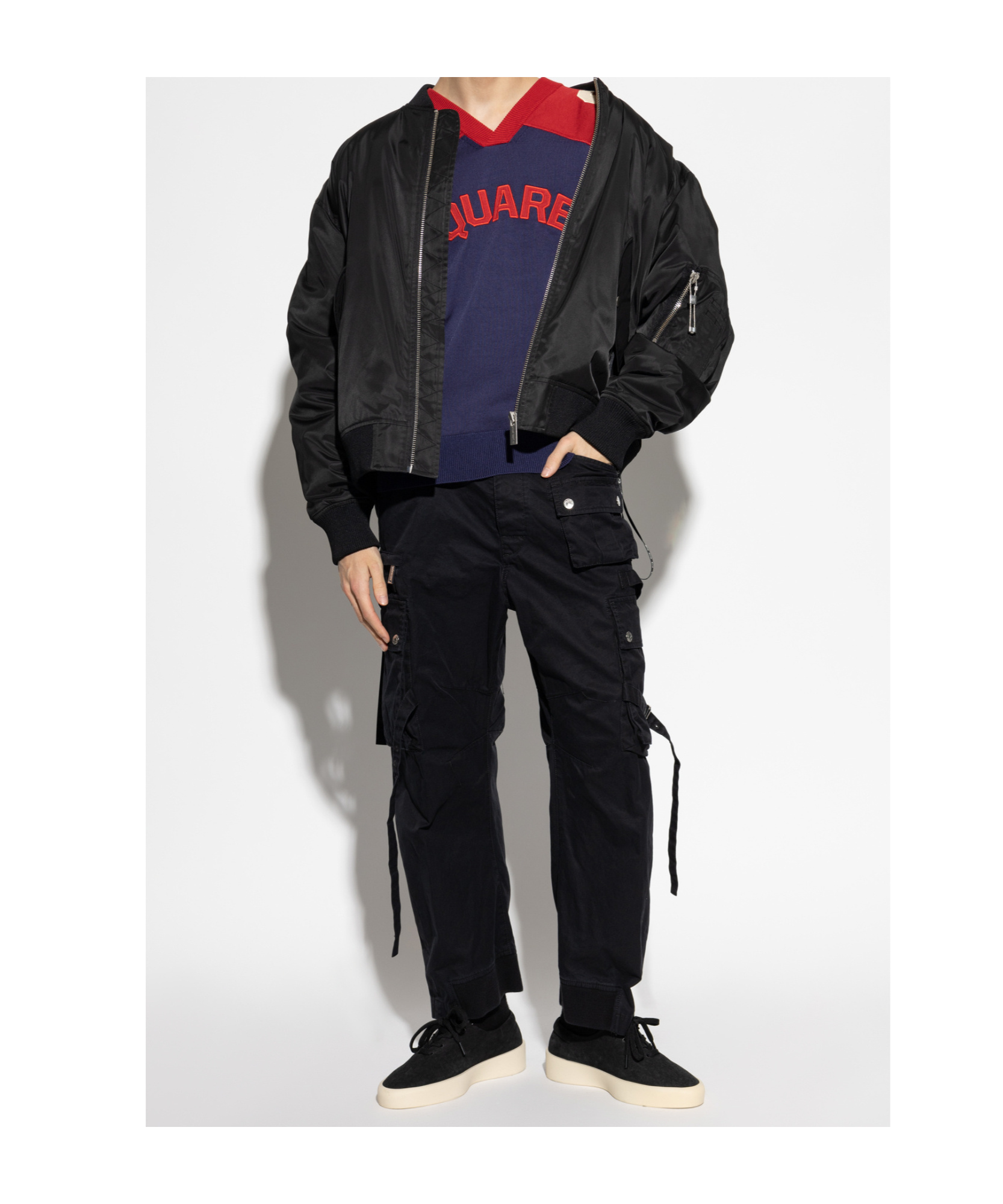 Dsquared2 Long Sleeve Sweatshirt In Black