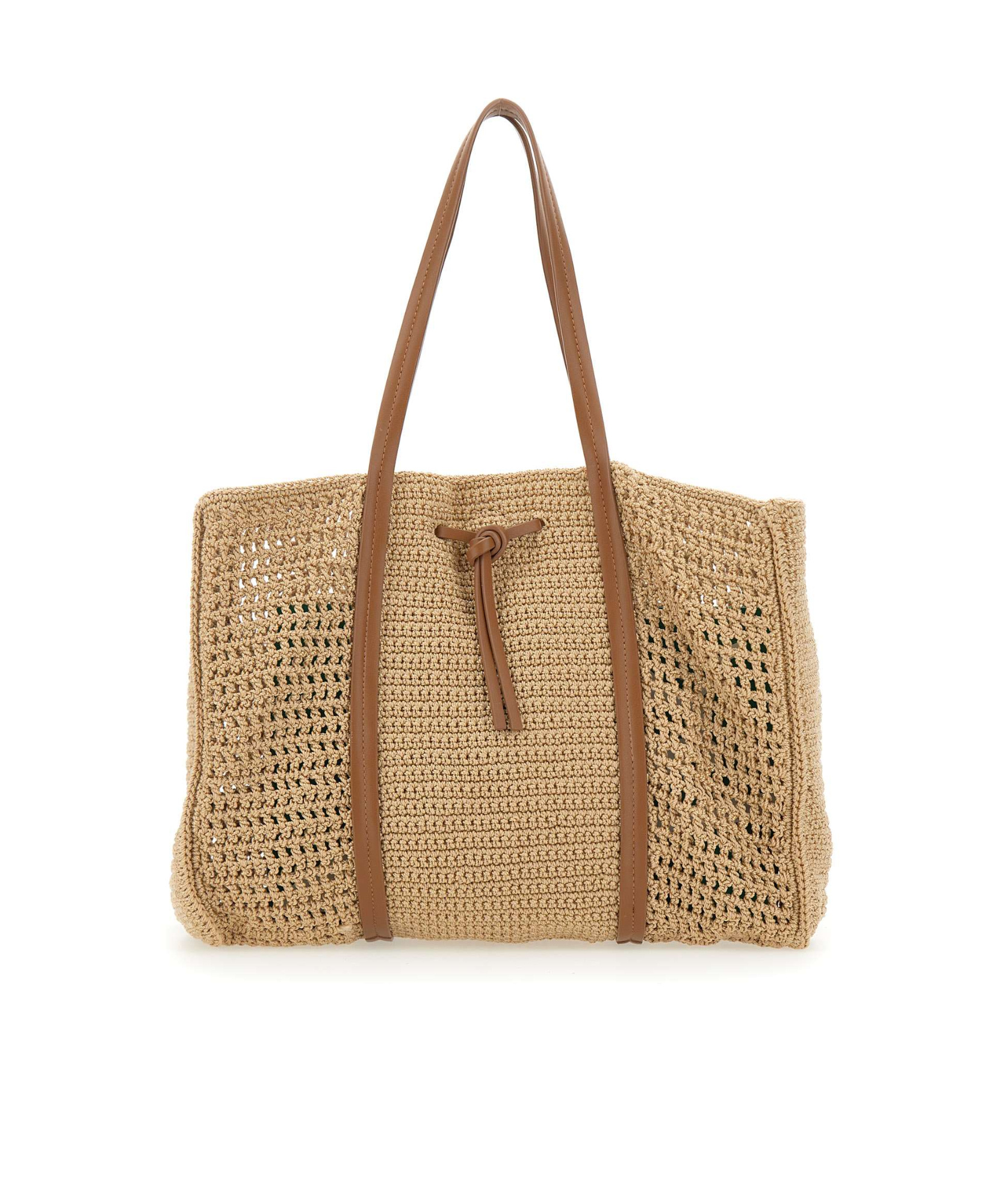 Gianni Chiarini Victoria Braided Shoulder Bag In Brown