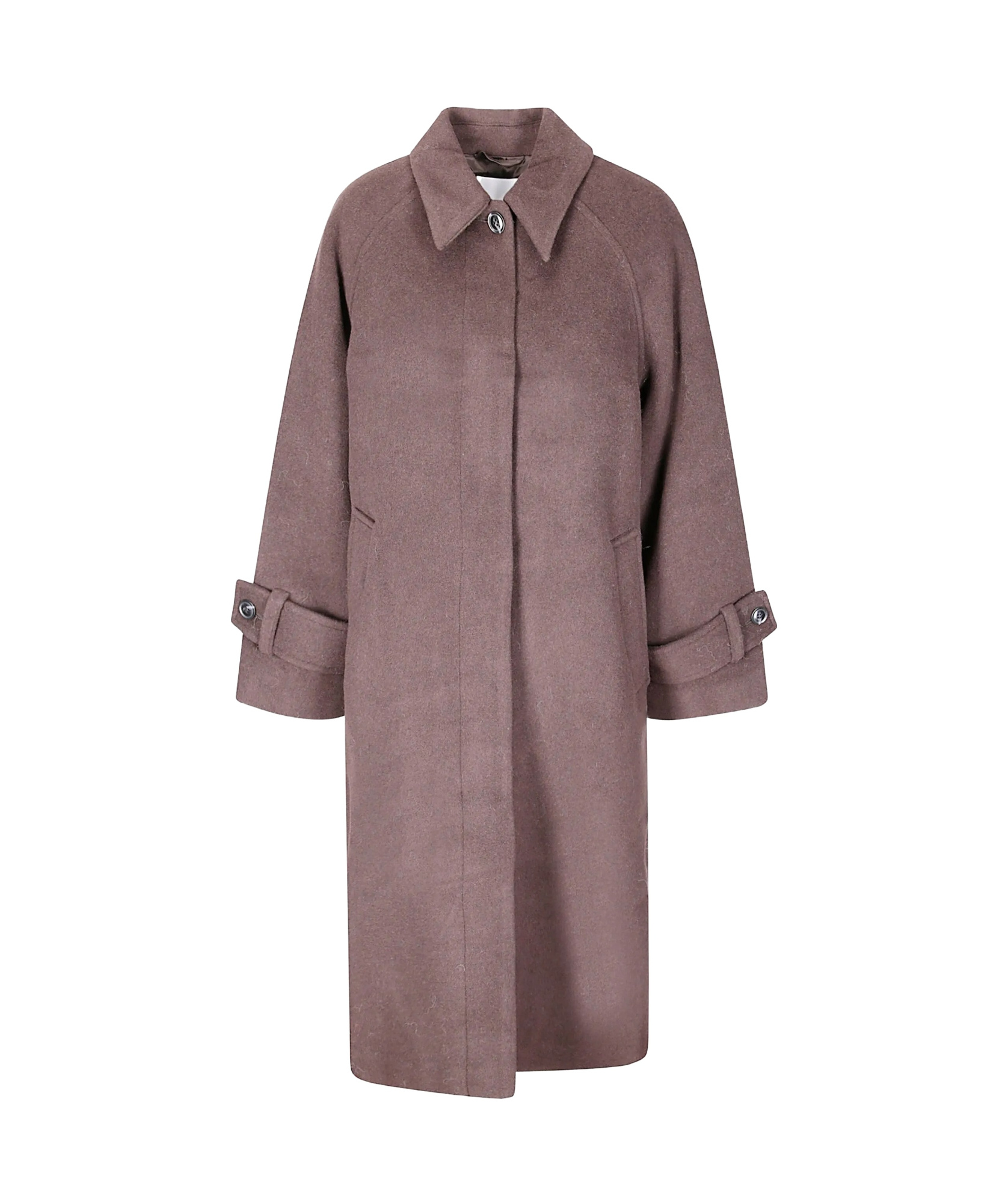Samsoe & Samsoe Alma Long Sleeve Puffer Jacket In Gray