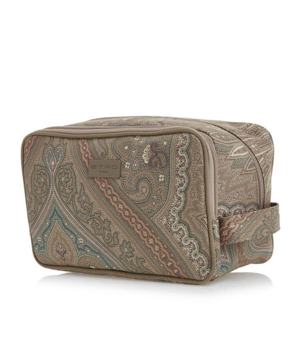 Etro Logo Clutch In Multicolor