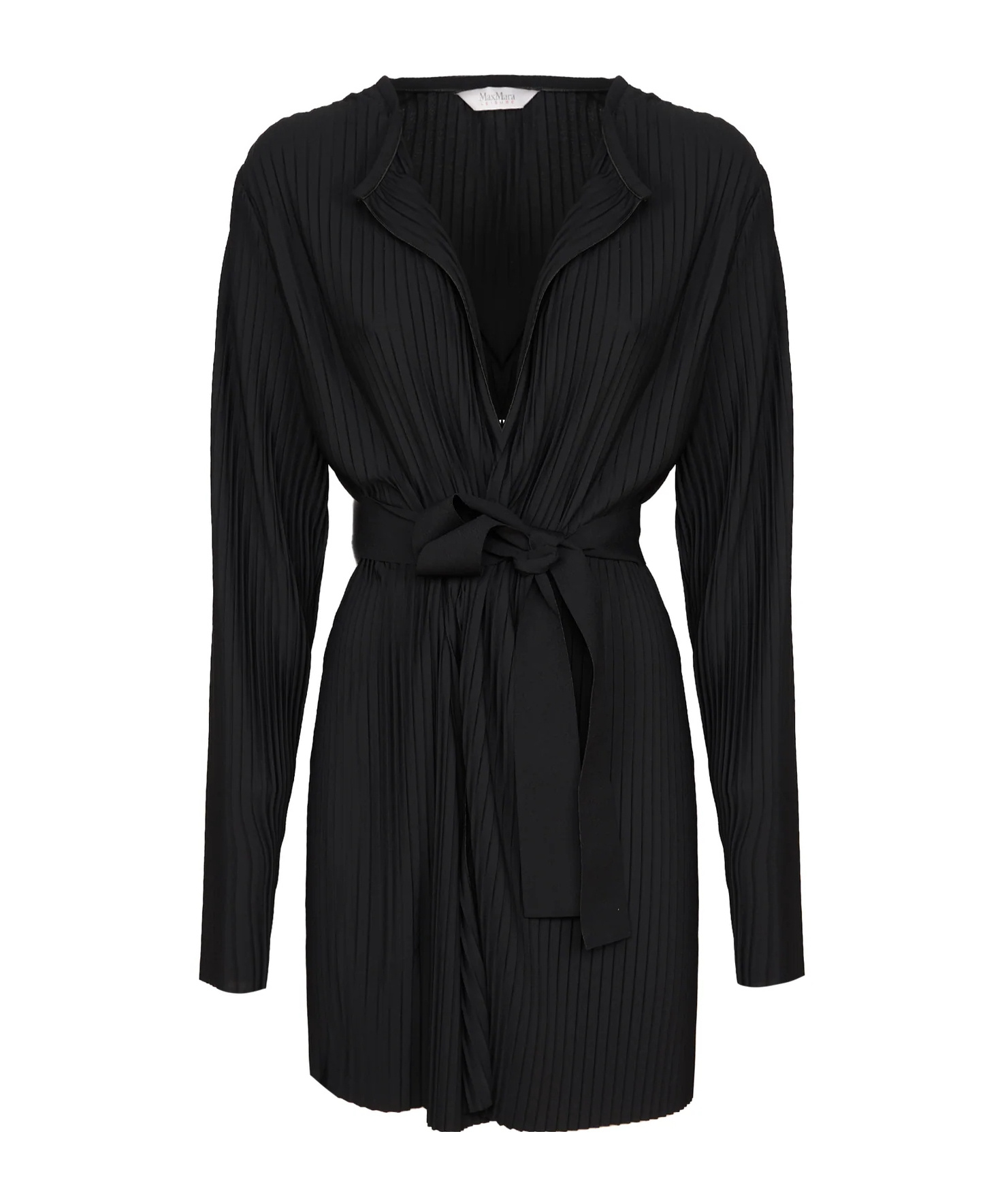 Max Mara Long-sleeved Casual Jacket In Black