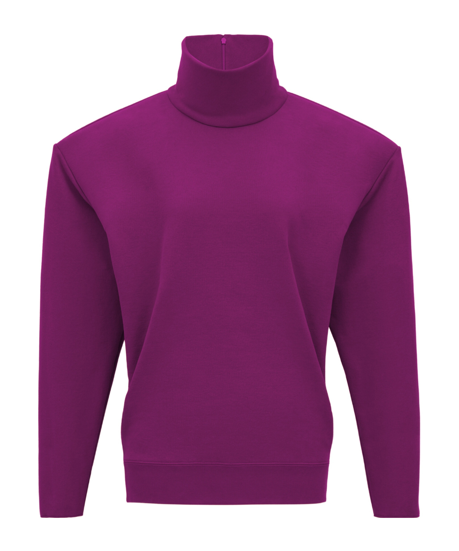 Saint Laurent Boxy Sweatshirt In Purple