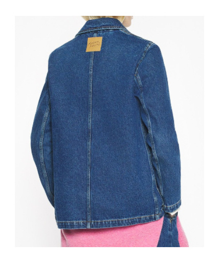 Maison Kitsuné Tailored Denim Jacket In Blue