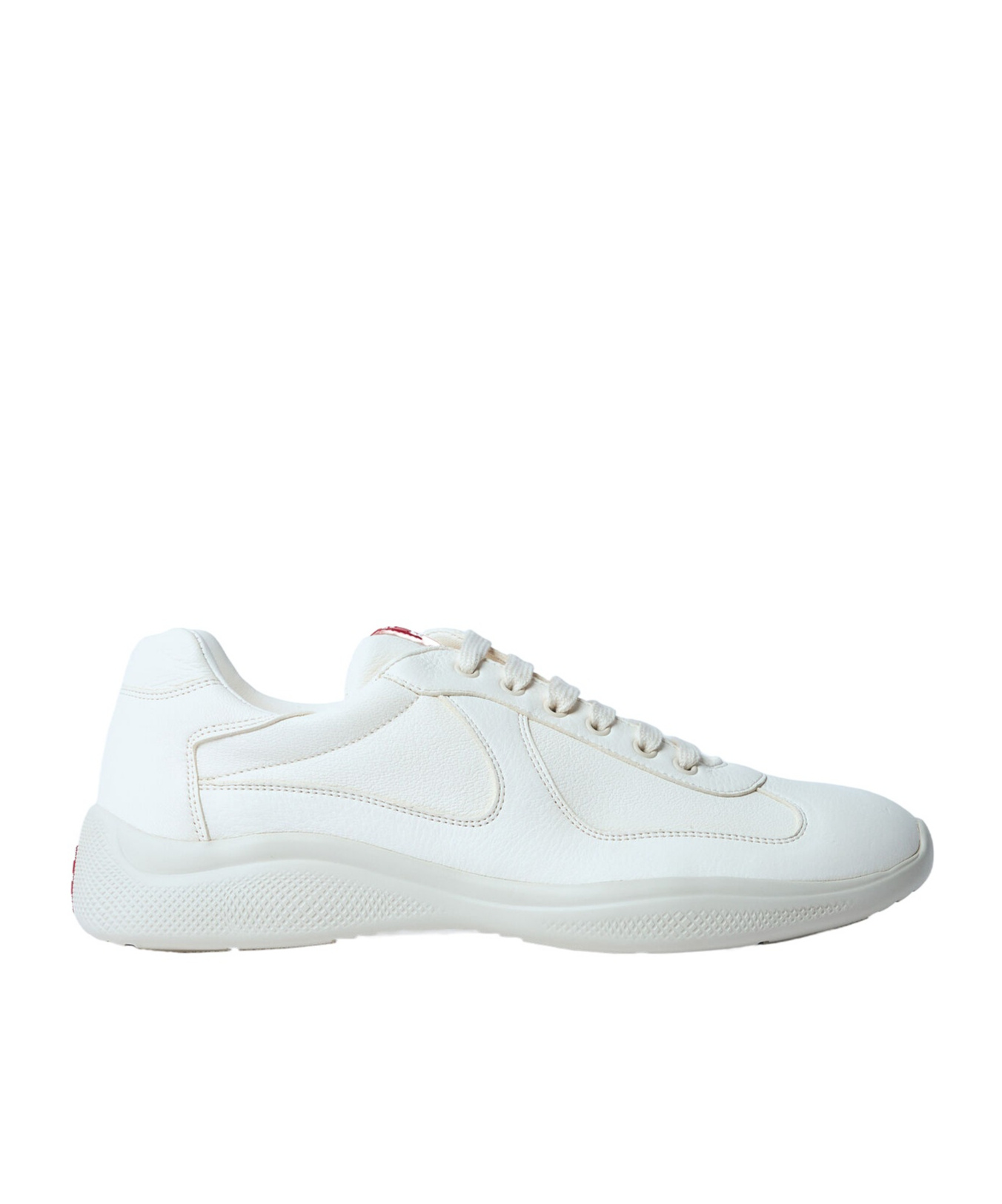 PRADA PRADA LOGO DETAILED LACE-UP SNEAKERS