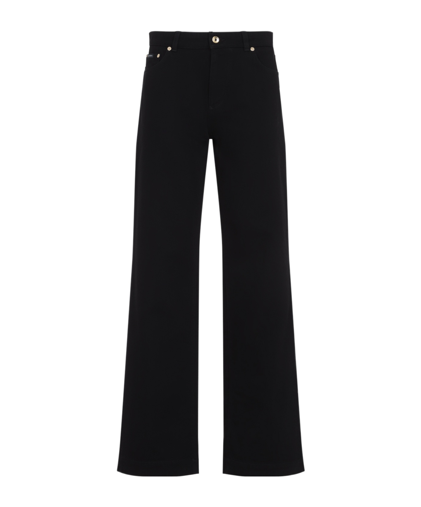 Dolce & Gabbana Belt-loop Jeans In Black