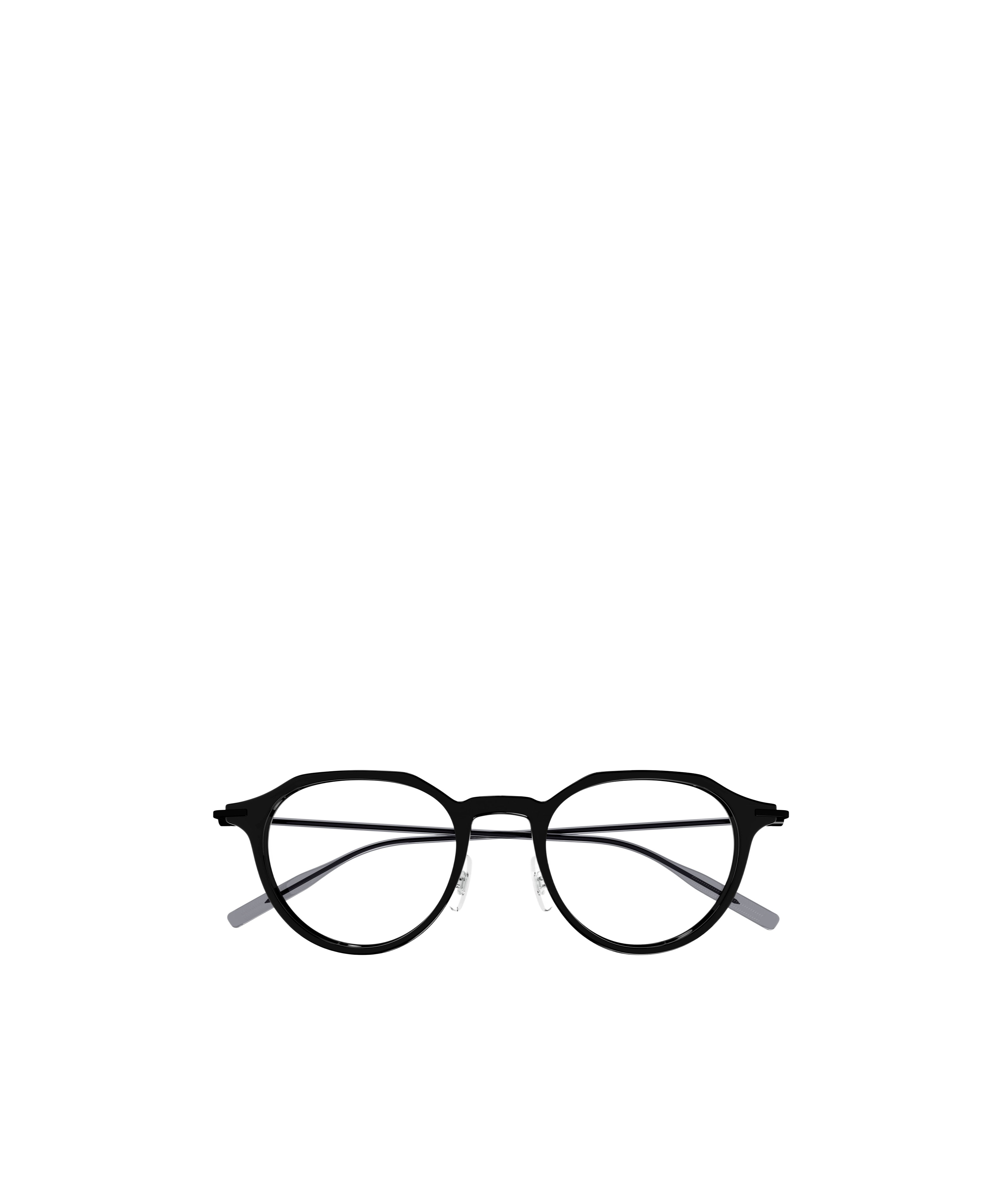 Montblanc Round-frame Glasses In Black