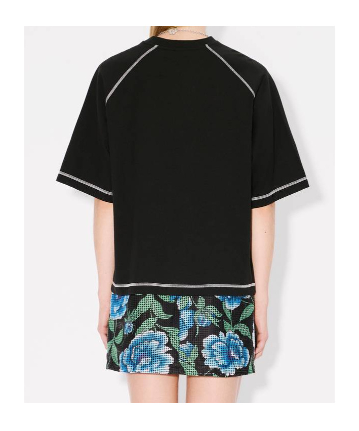 Kenzo Item O-neck Short-sleeved T-shirt In Black