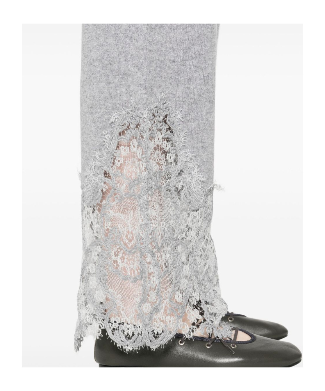 Ermanno Scervino Elastic Waist Casual Pants In Gray