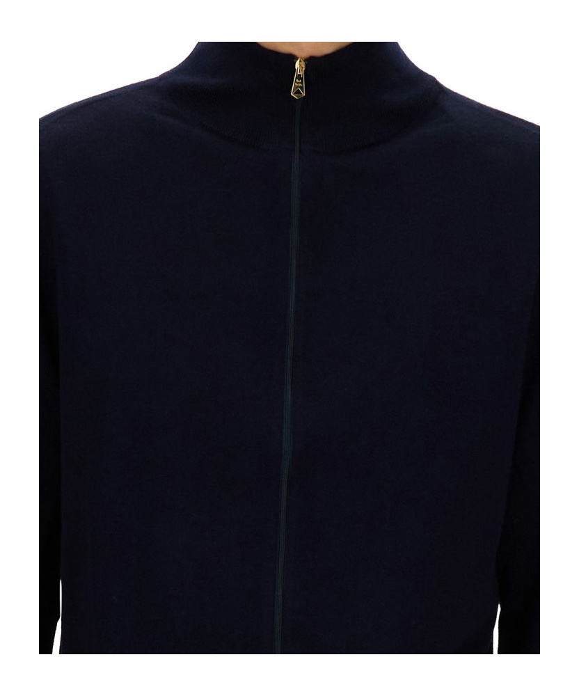 Shop Paul Smith Full-zip Cardigan In Black