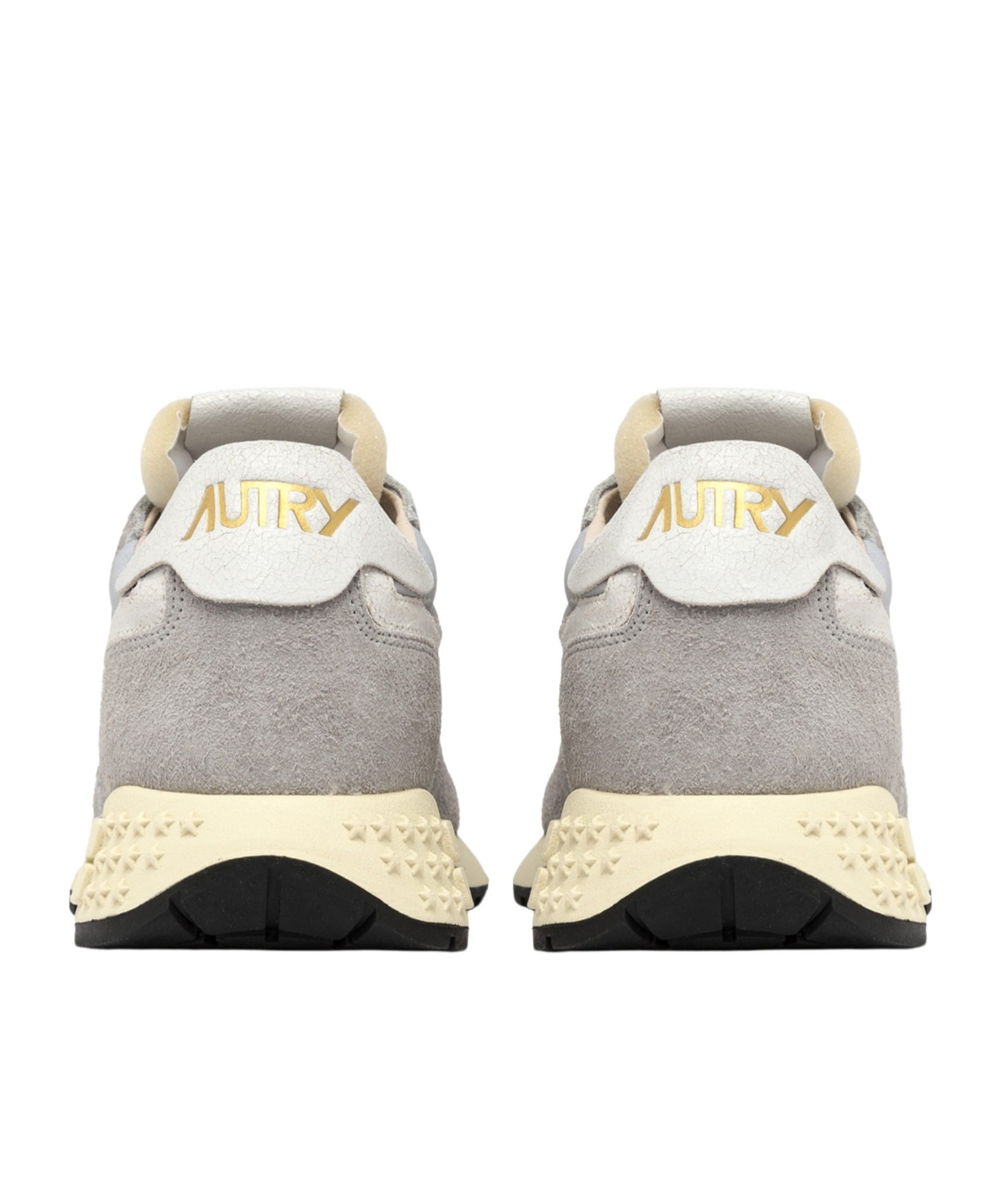 Autry Round Head Low-cut Sneakers In Gray