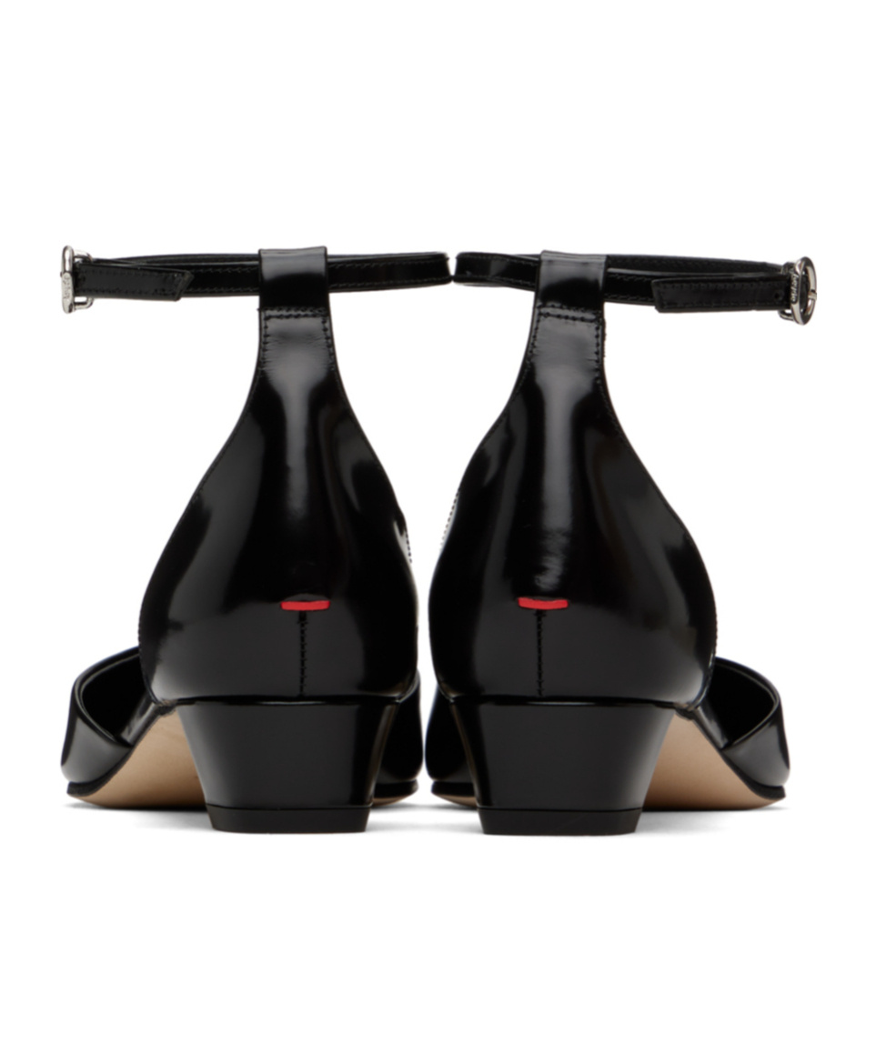 Aeyde Perrine Pointed High-heeled Sandals In Black