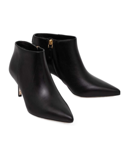 Polo Ralph Lauren Side Zipper Short Boots In Black