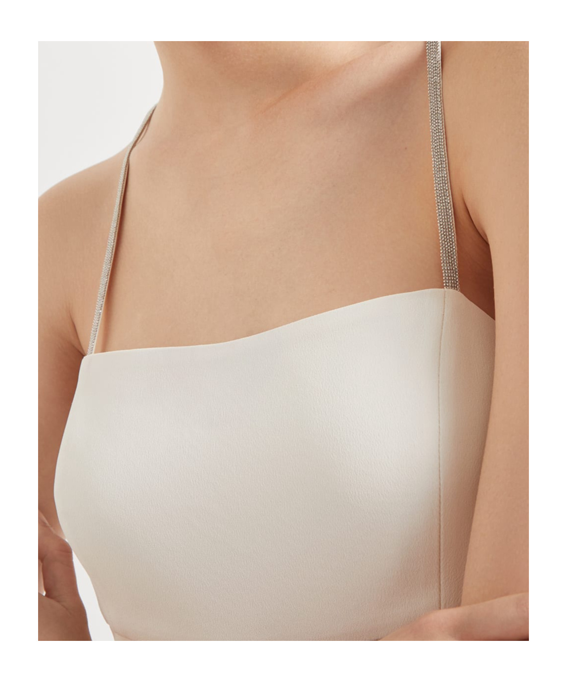 Brunello Cucinelli Monili-detail Gown In White