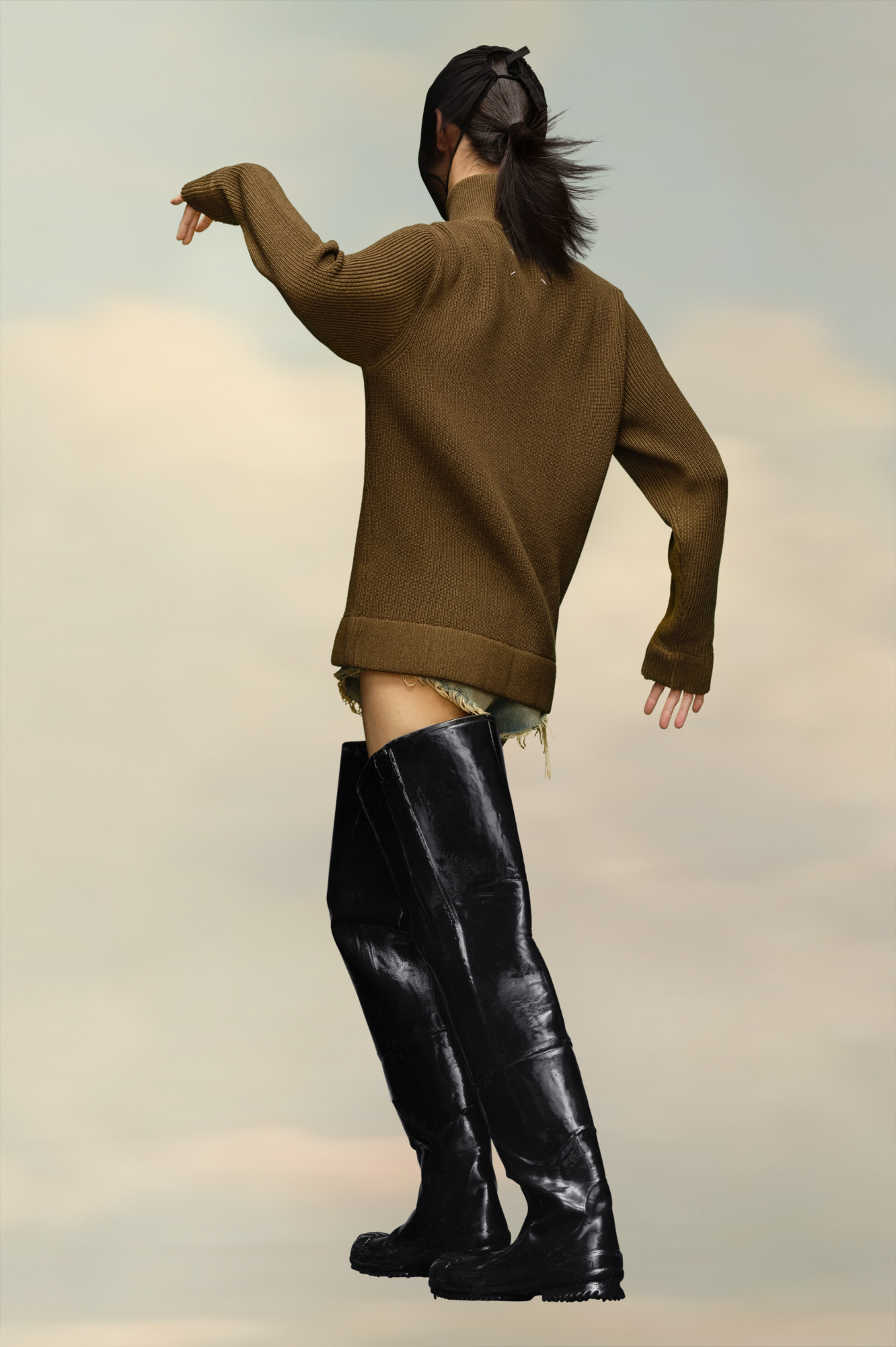 MAISON MARGIELA MAISON MARGIELA LONG-SLEEVED ZIPPED CARDIGAN