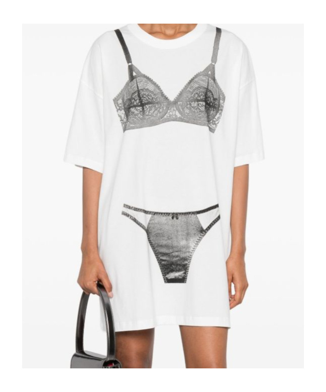 Vaquera Crew Neck T-shirt In White