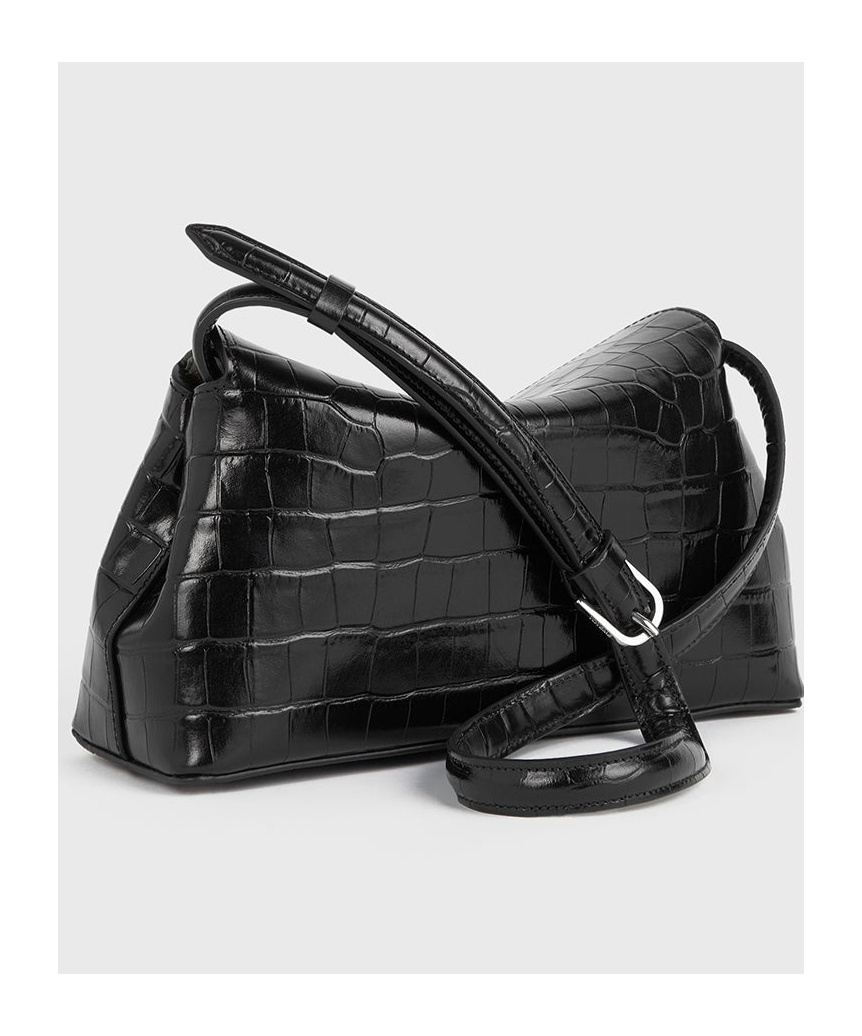 Totême T-lock Shoulder Bag In Black