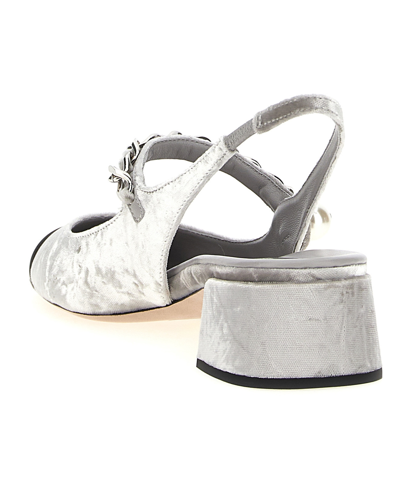 Miu Miu Round Toe High Heel Sandals