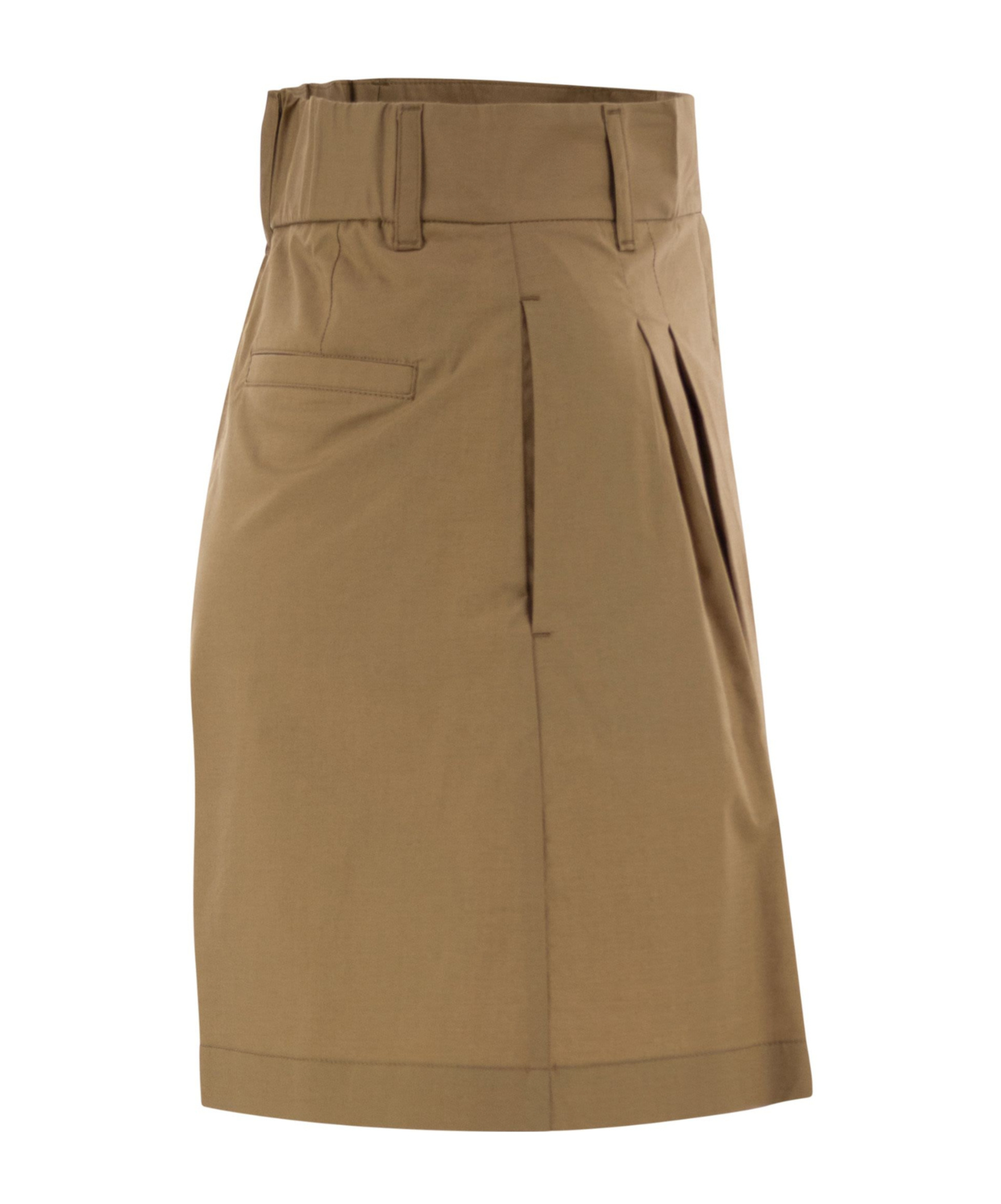 Herno Women Stretch Cotton Bermuda Shorts