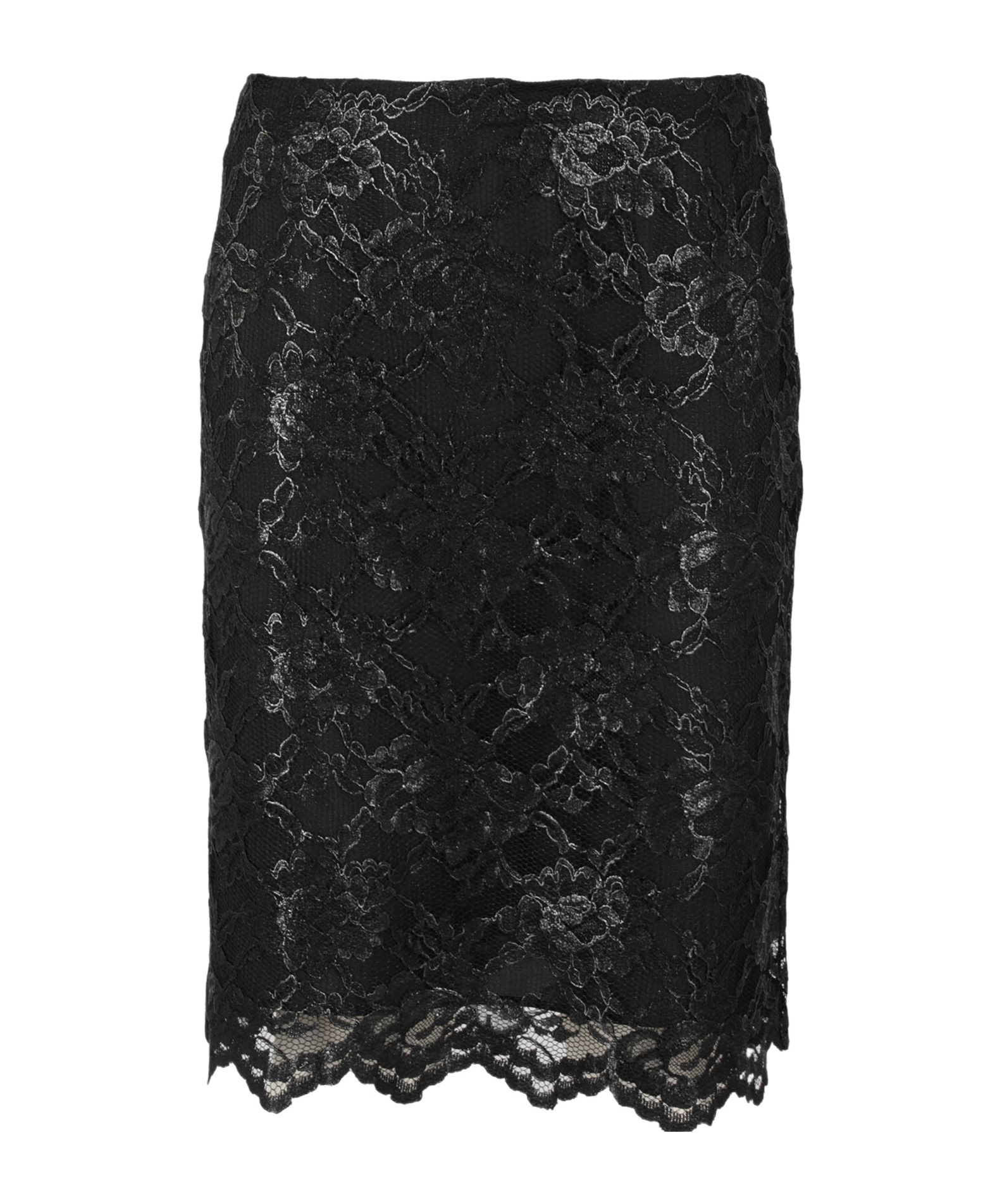 Aspesi Floral-lace Pencil Miniskirt
