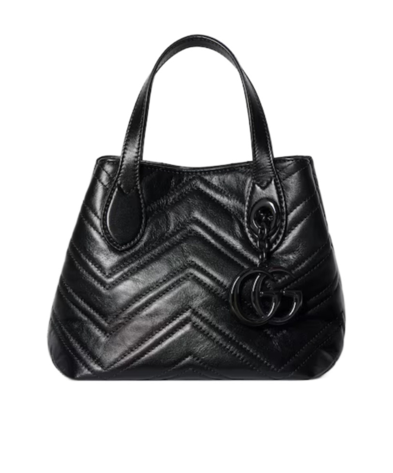 Gucci Gg Marmont Small Tote Bag In Black