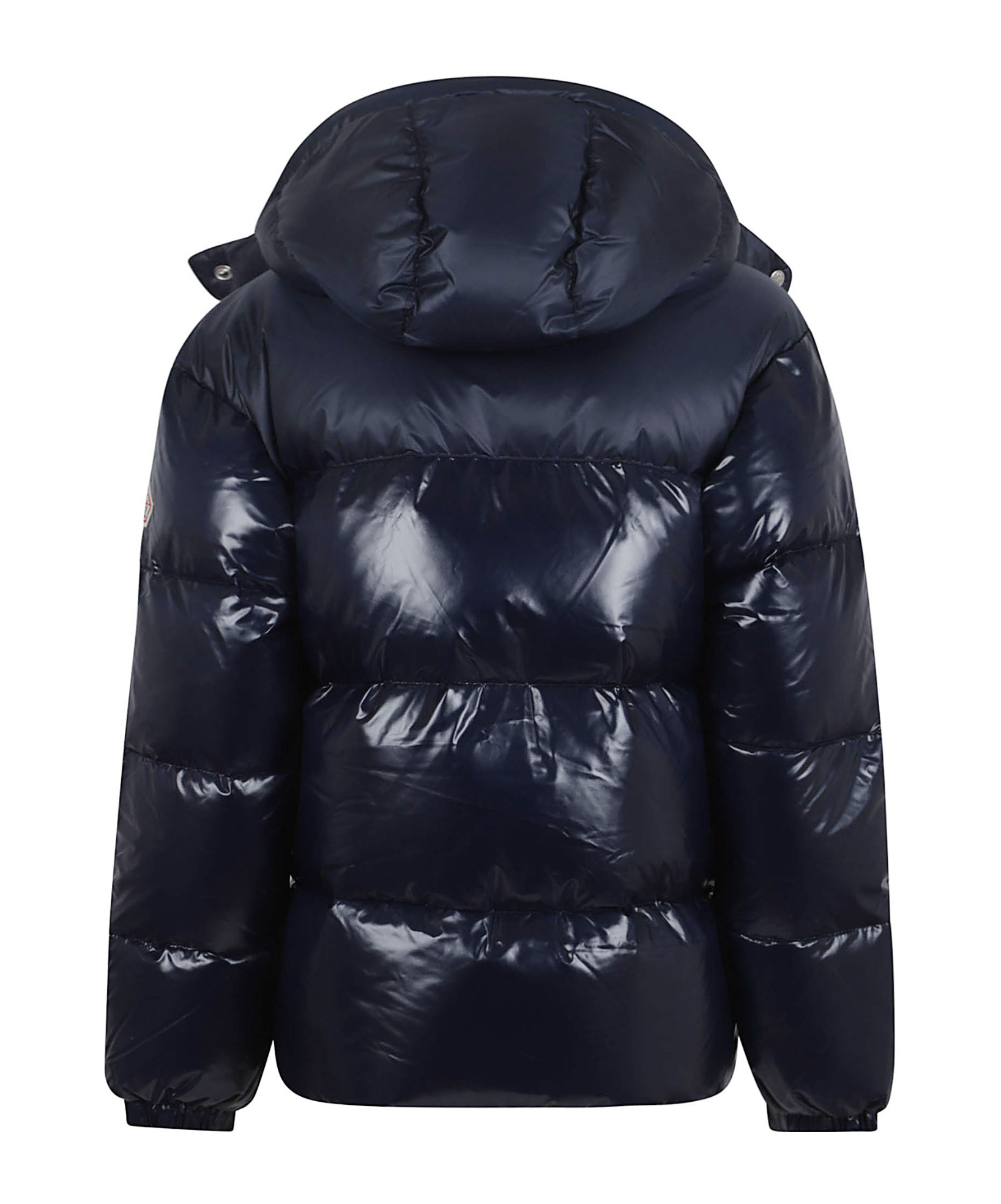 Pyrenex Lively Long Hooded Quilted Jacket In Blue