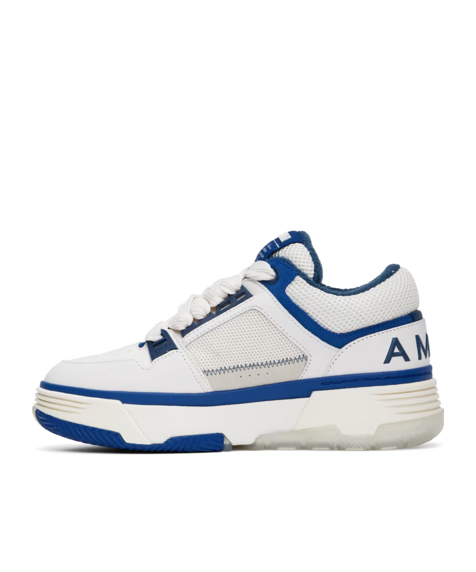 Amiri Men Two-tone Mesh And Leather Ma-1 Sneakers In White