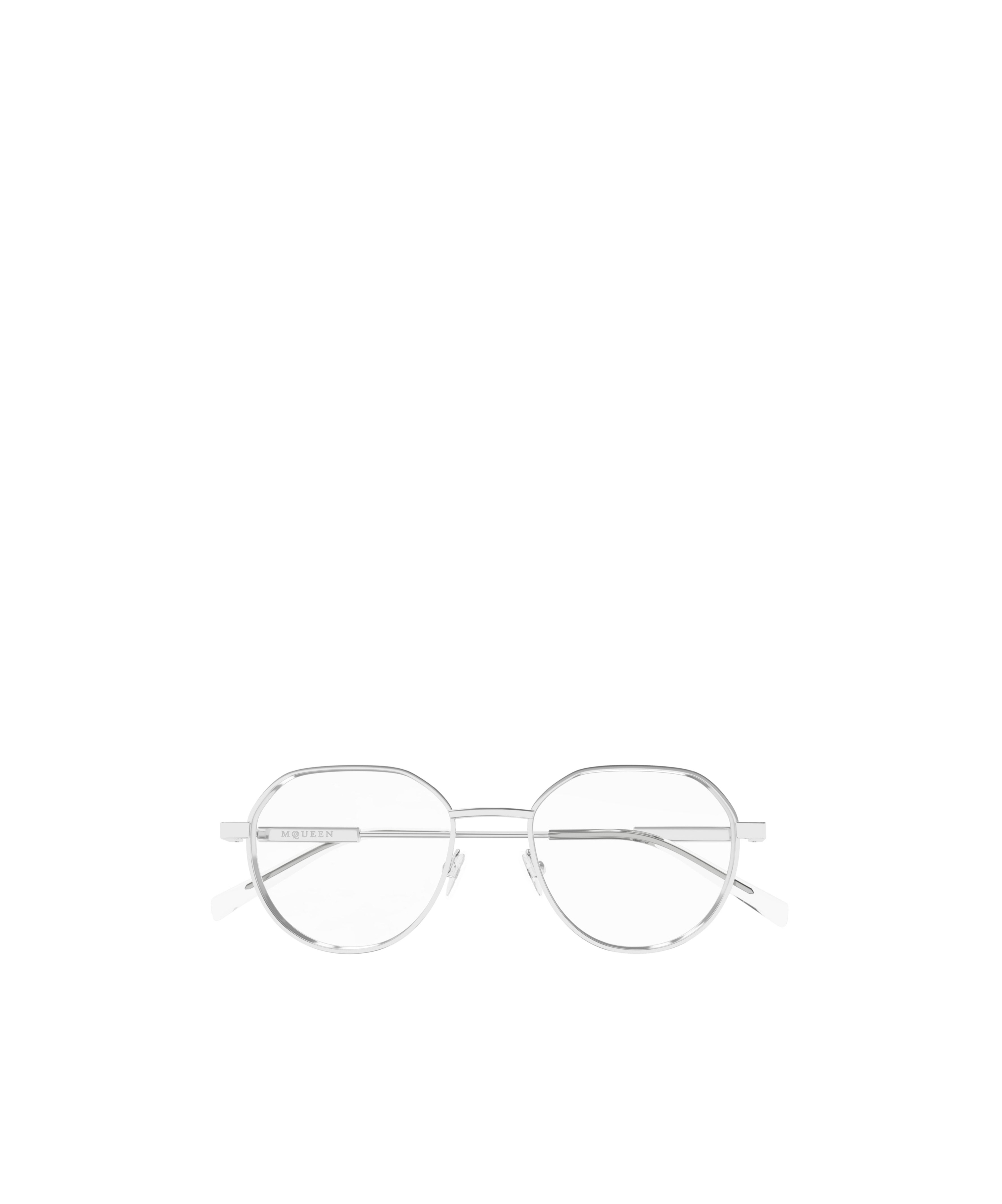 Alexander Mcqueen Geometrically Framed Flat Mirror In White