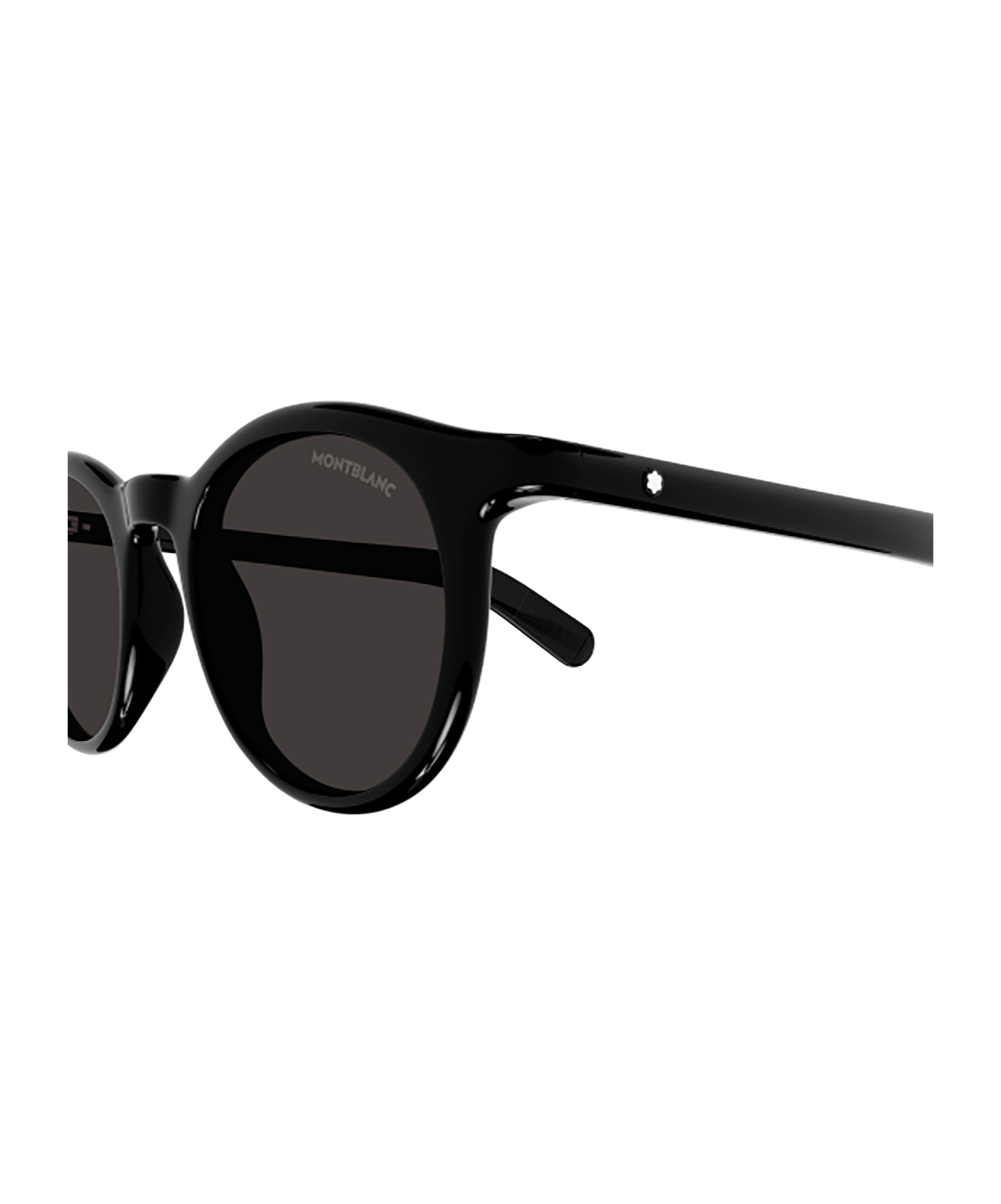 Montblanc Geometric Sunglasses In Black