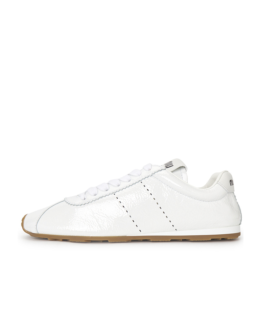 Miu Miu Plume Technical Fabric And Suede Sneakers In Multi