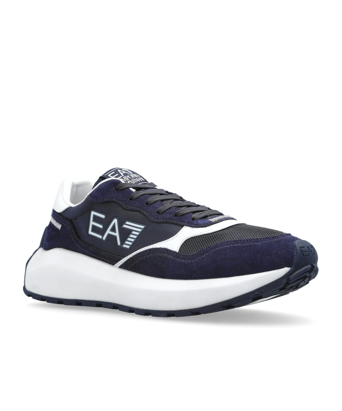 Ea7 Logo-print Low-top Sneakers In Multi