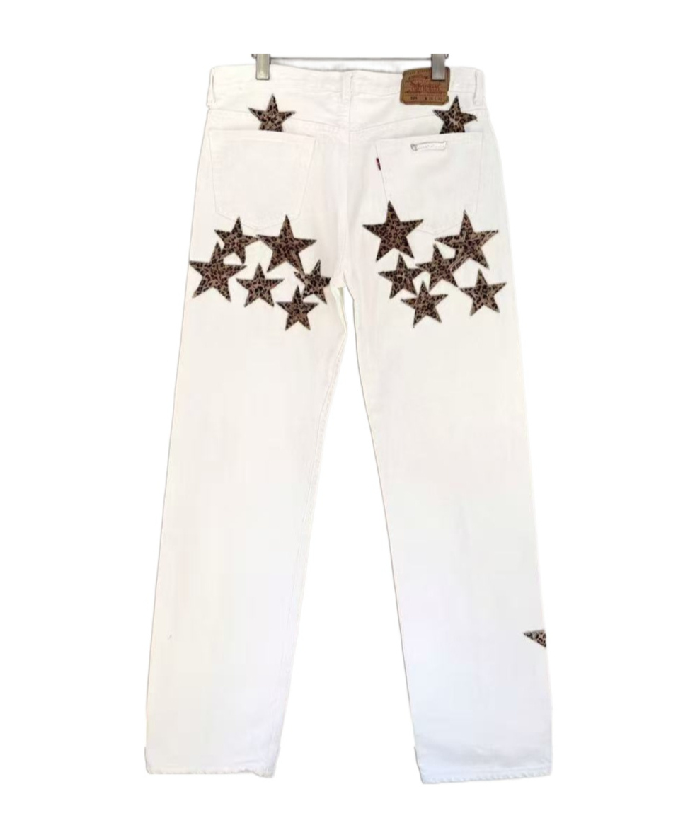 Chrome Hearts Belt Loop Casual Pants In White