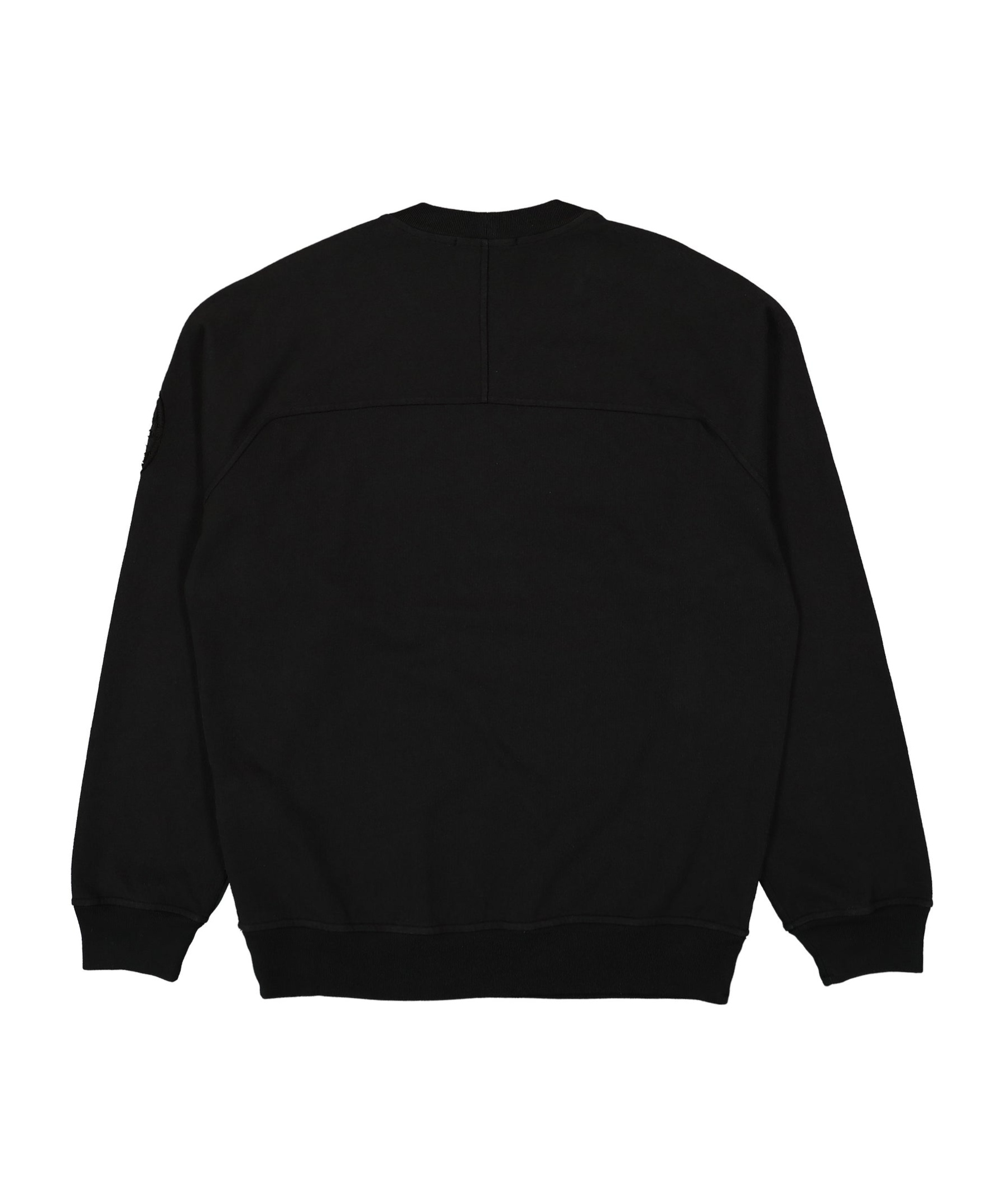 Stone Island Long-sleeved Sweater In Black