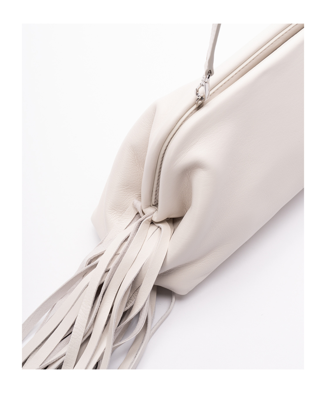 Philosophy Di Lorenzo Serafini Tassel Shoulder Bag In Beige