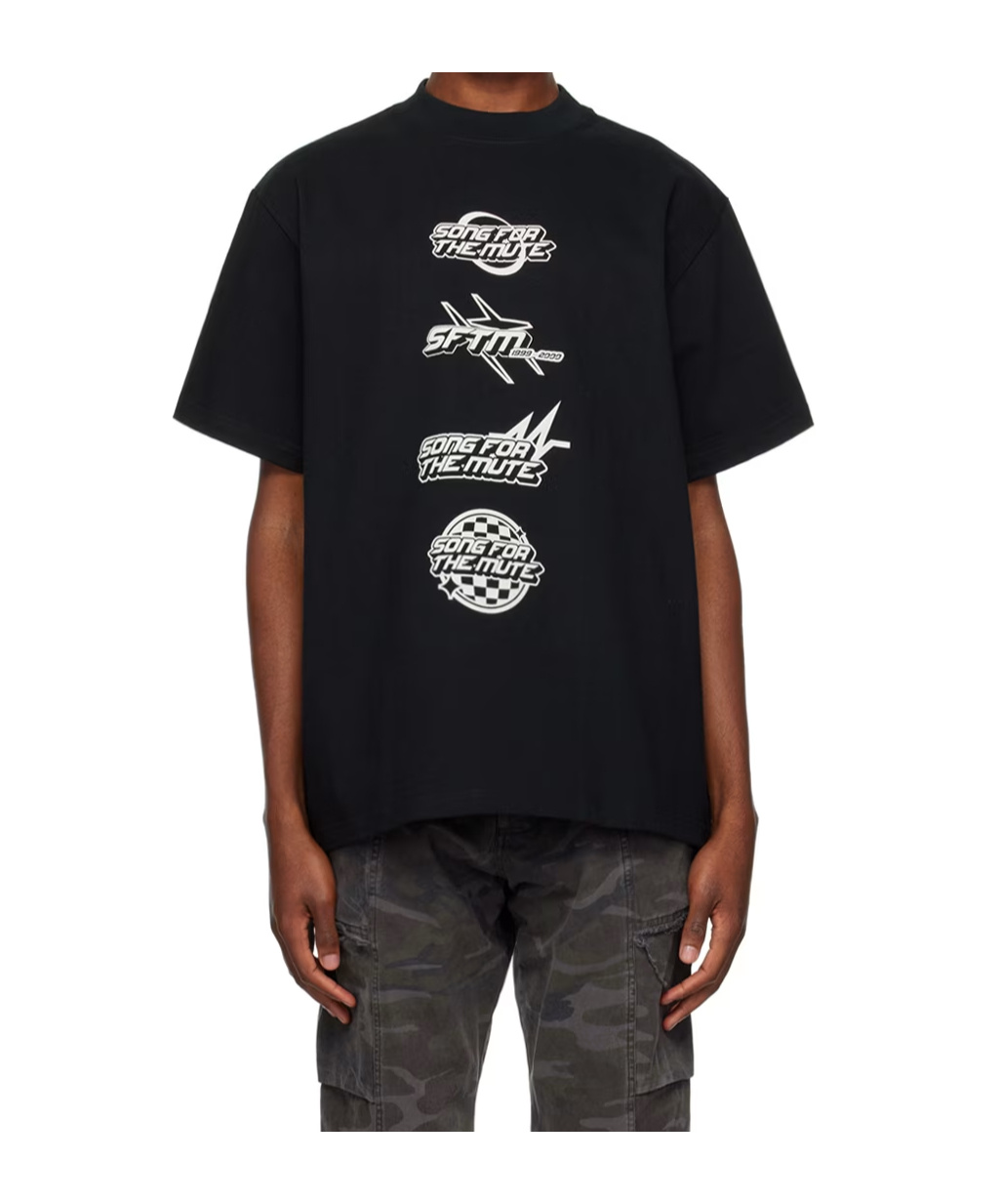 Song For The Mute Graphic Print T-shirt In Black
