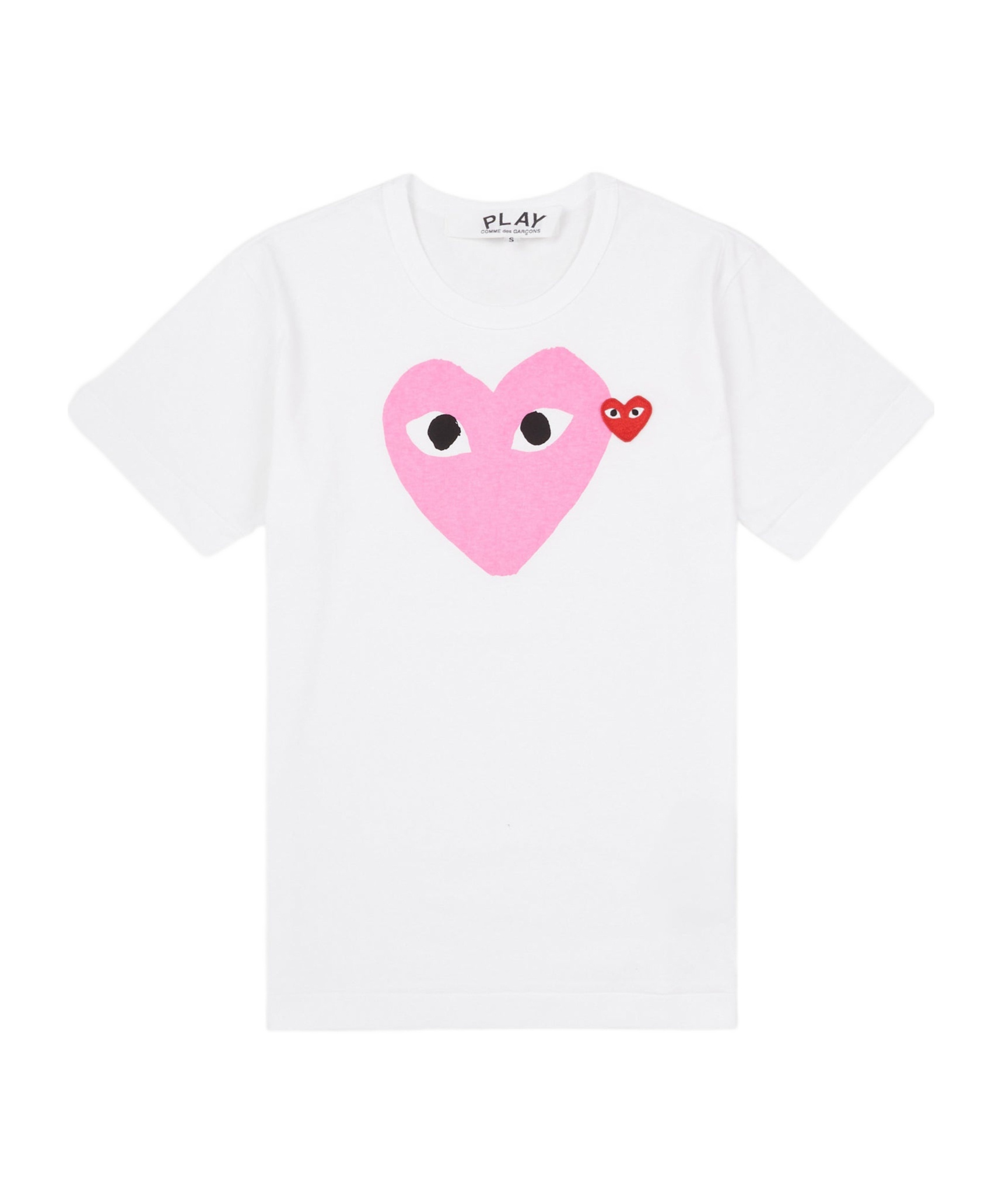 Comme Des Garçons Play Printed And Embroidered T-shirt