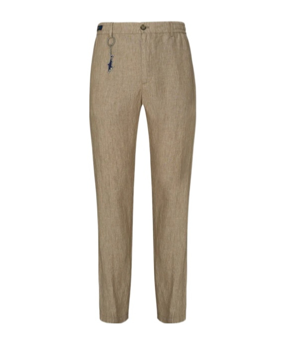 Paul & Shark Belt Loops Slacks In Beige