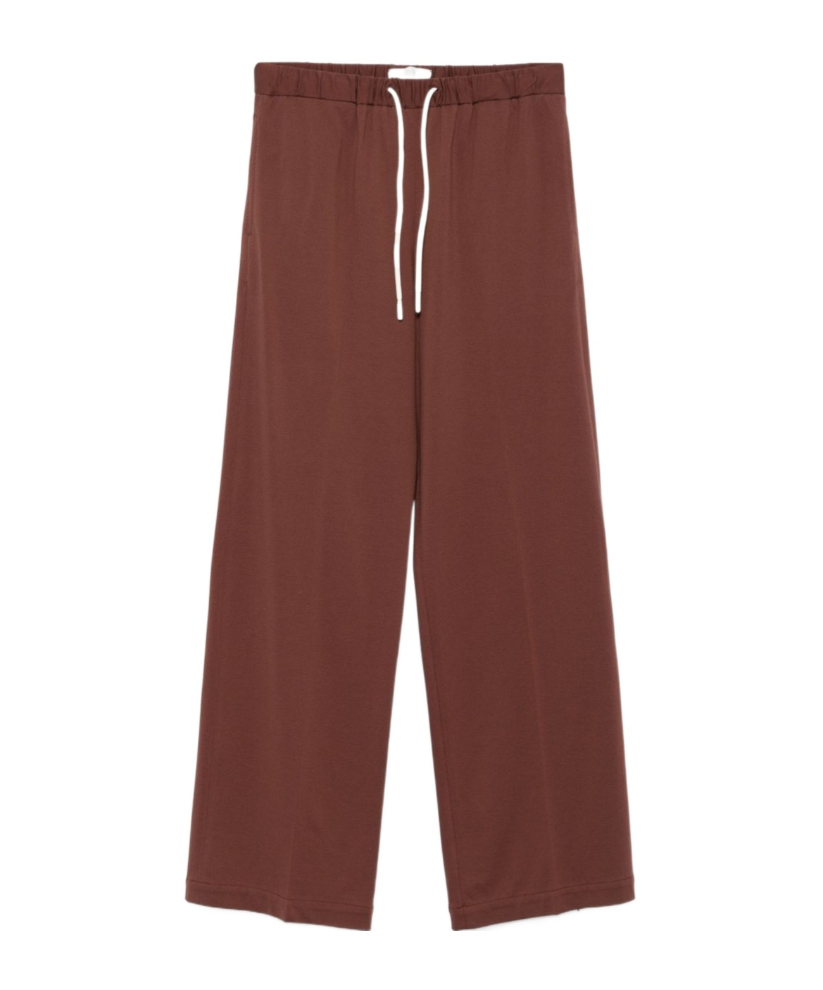 Circolo 1901 Straight-leg Track Pants In Chocolate Brown
