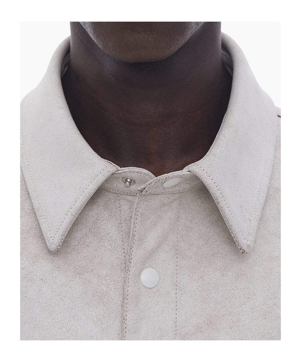 Helmut Lang Lapel Long Sleeve Leather Jacket