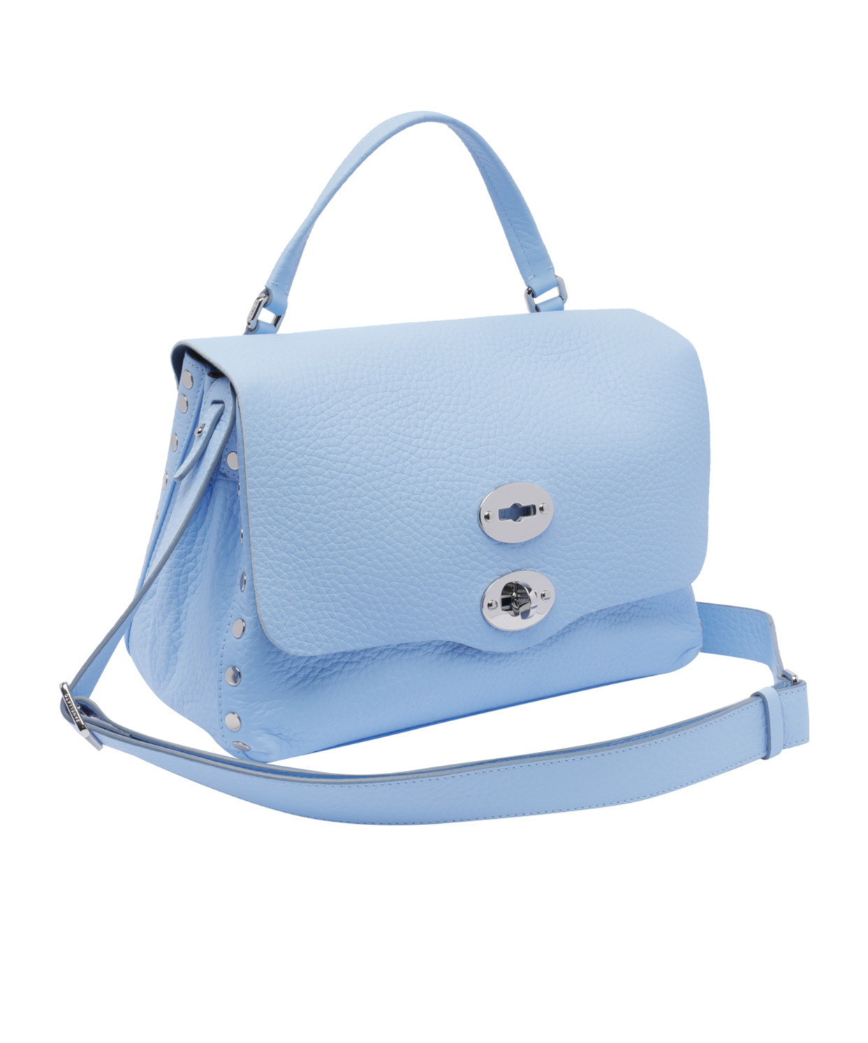 Zanellato Flip Shoulder Bag In Blue