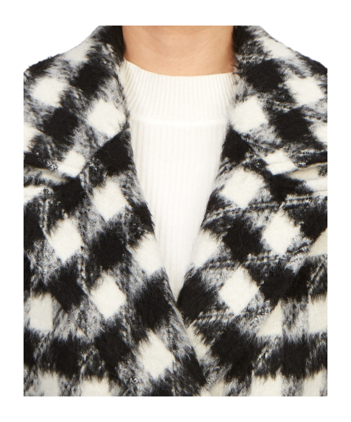 Allsaints Long-sleeved Coat In Multi