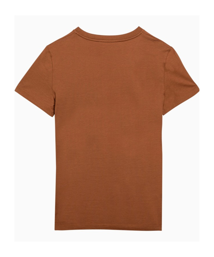 Max Mara Papaia Logo Embroidered T-shirt In Brown