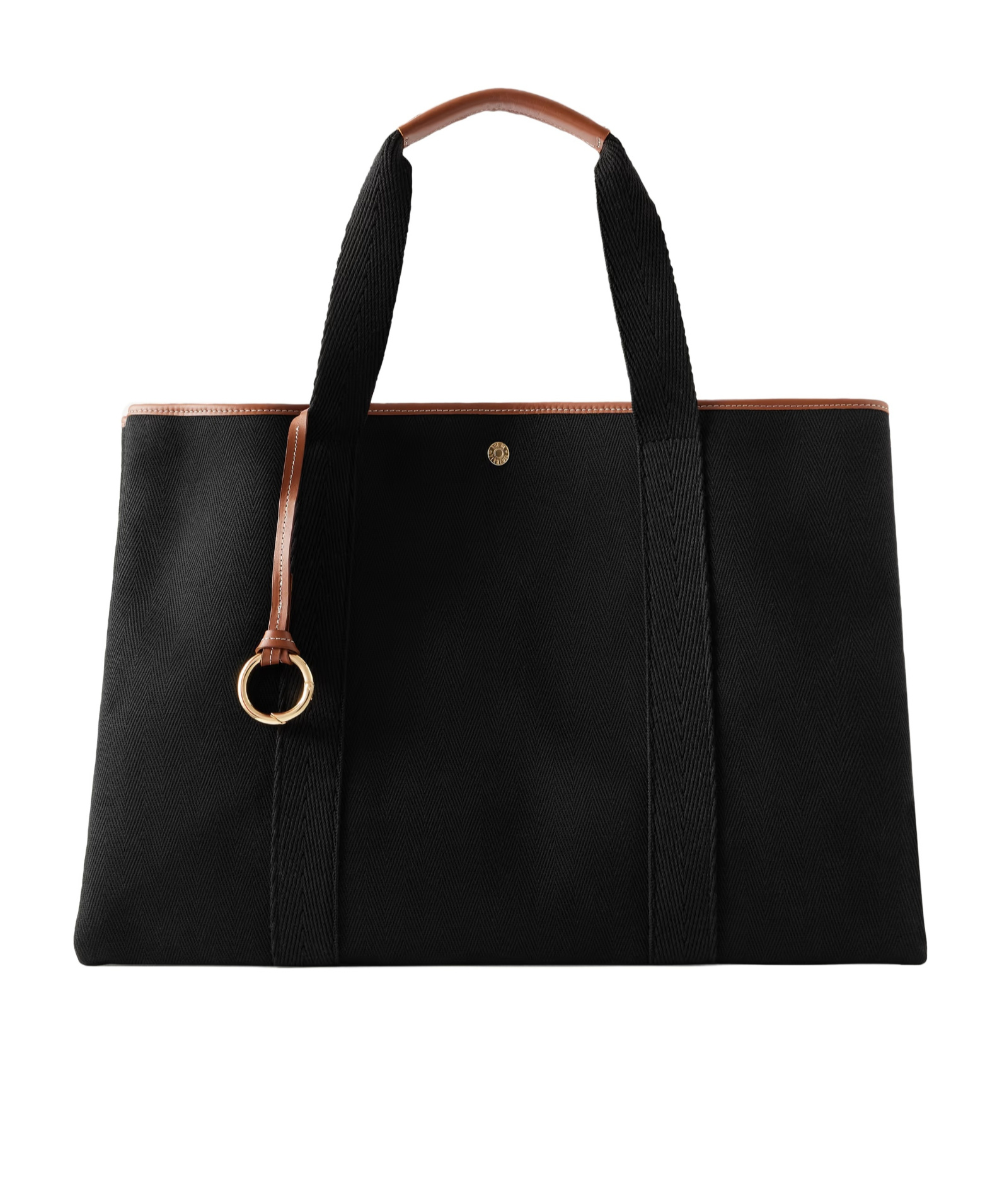 Rue De Verneuil Canvas Tote Bag In Black