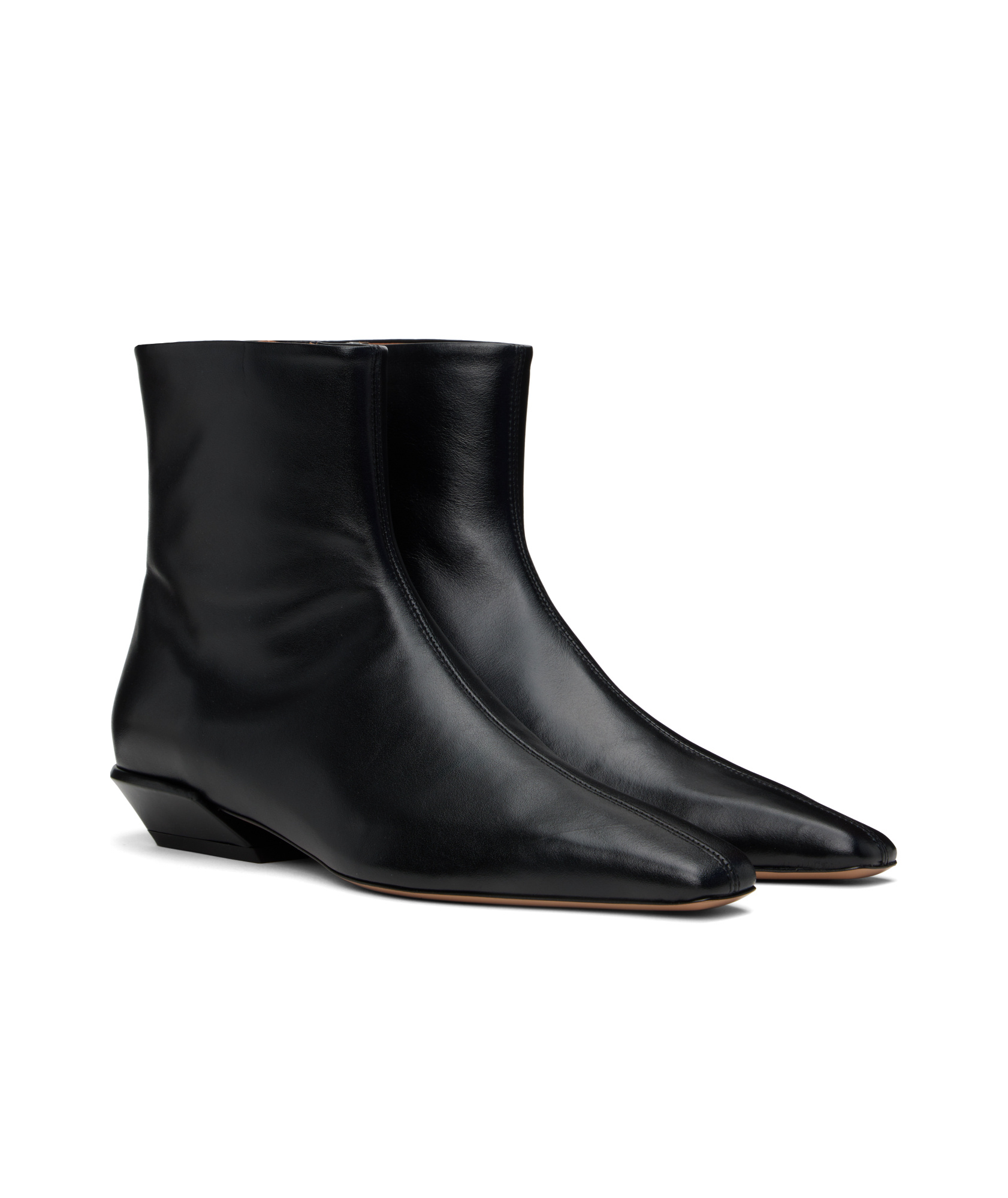Paris Texas Bettina Ankle Boot Heel 25 In Black