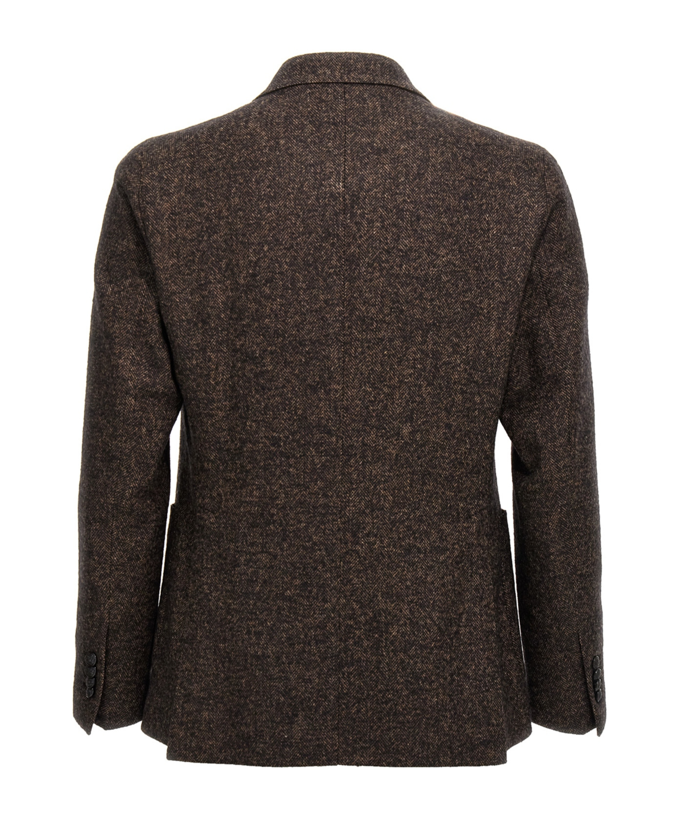 Shop Tagliatore Montecarlo Double-breasted Jacket In Black