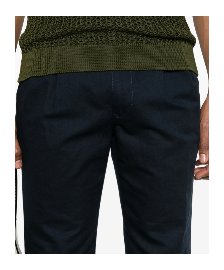 Shop Incotex Twill Chinos In Black