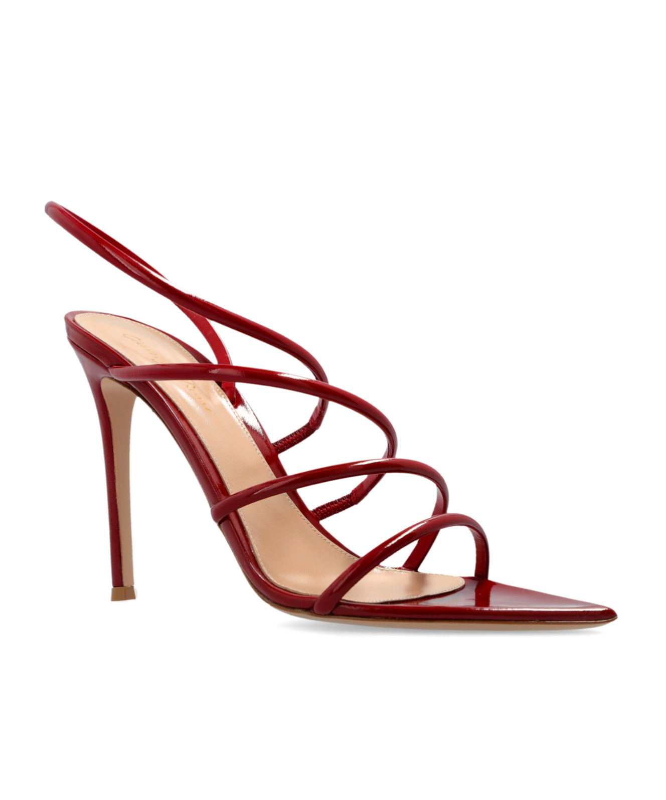Gianvito Rossi Ettie 105 Nappa Leather Sandals In Red