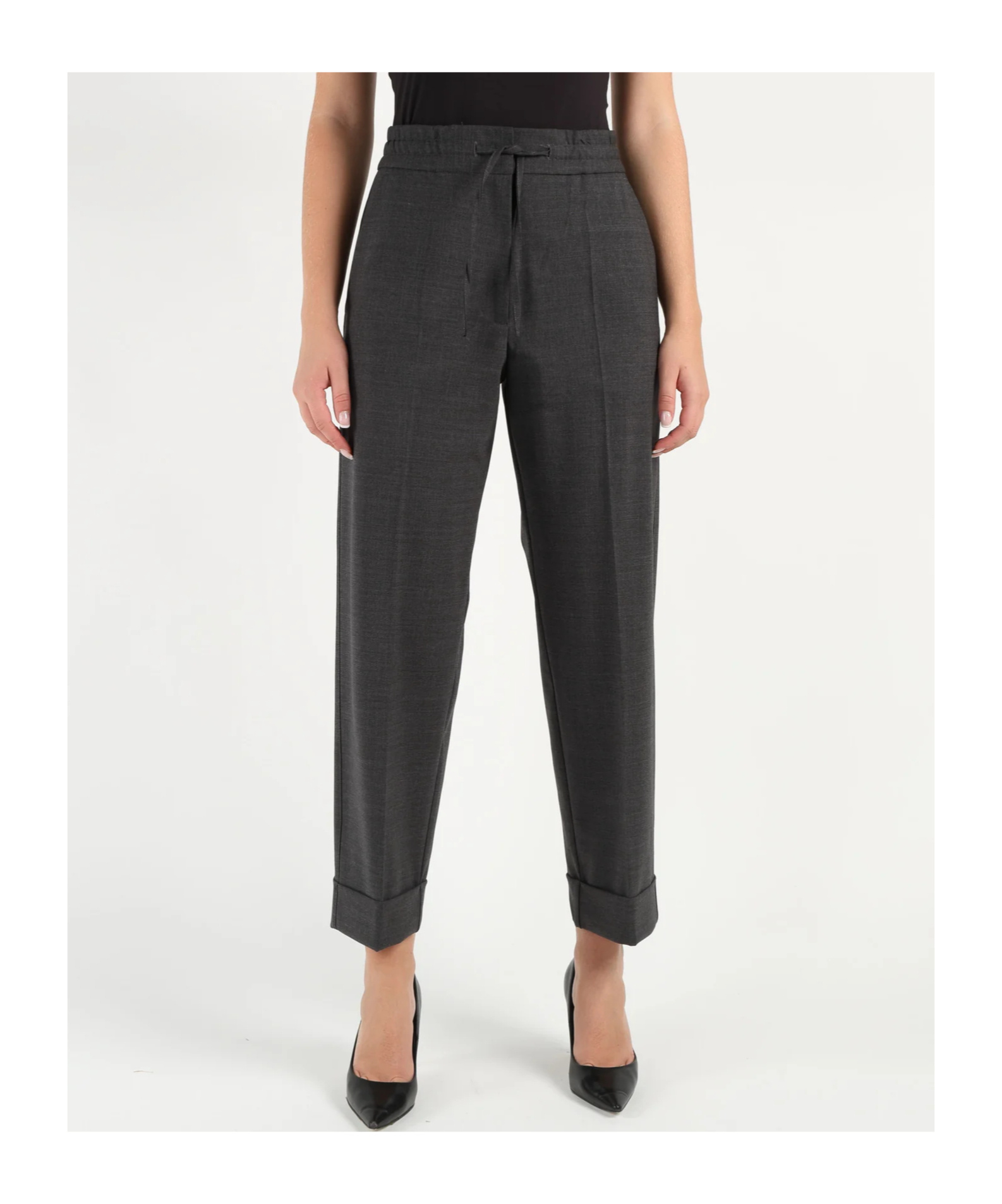 P.a.r.o.s.h Drawstring Trousers In Black