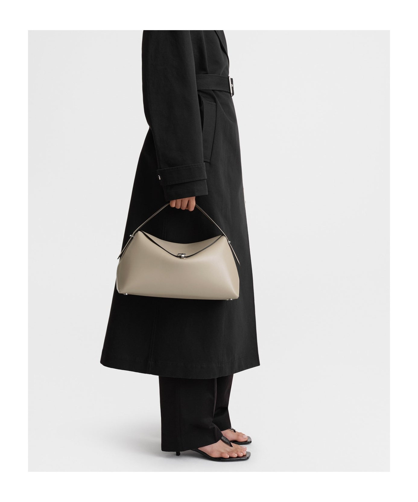 Totême T-lock Tote Bag In Nude