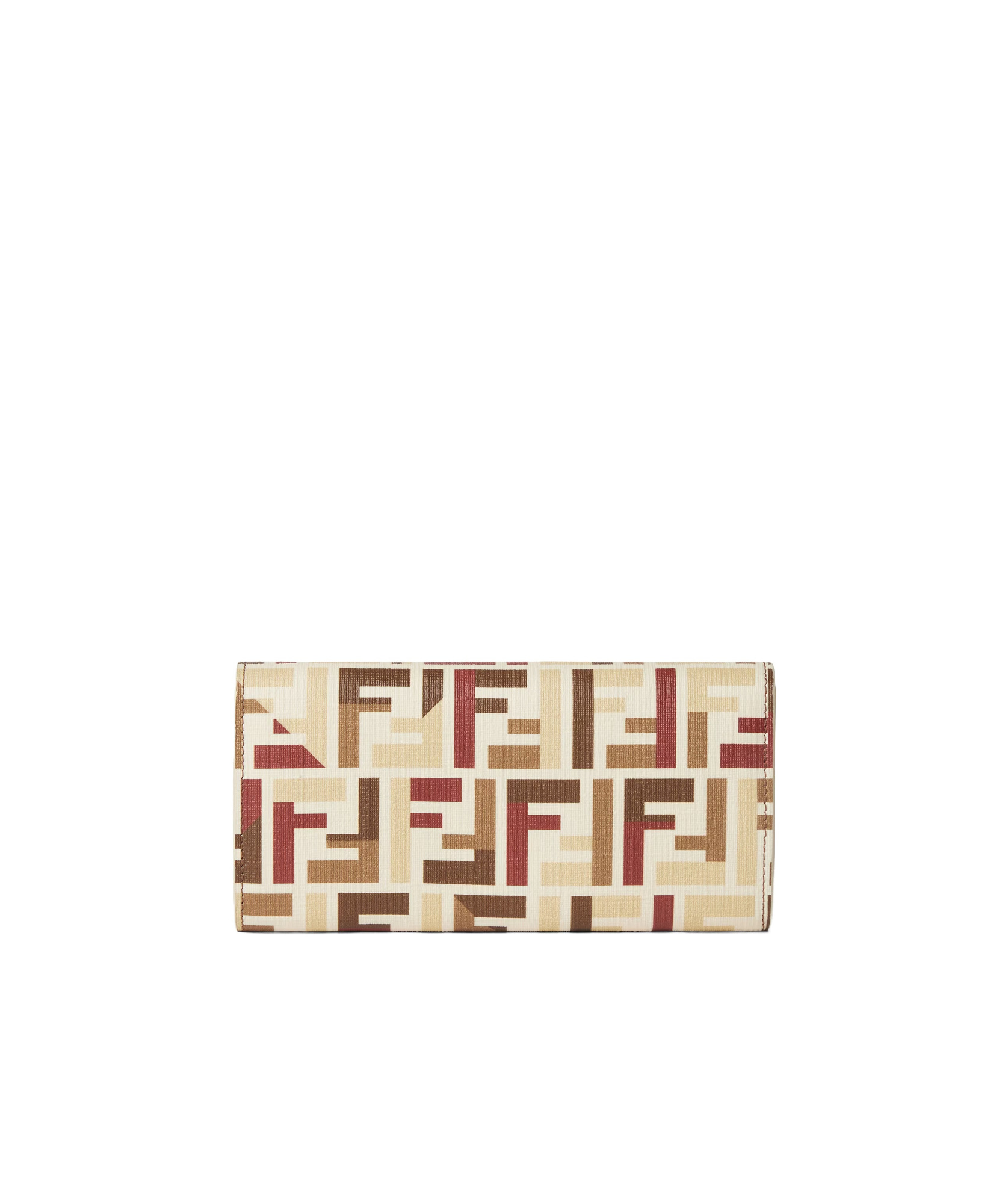 Fendi Multicolor Ff Fabric Wallet In Multi