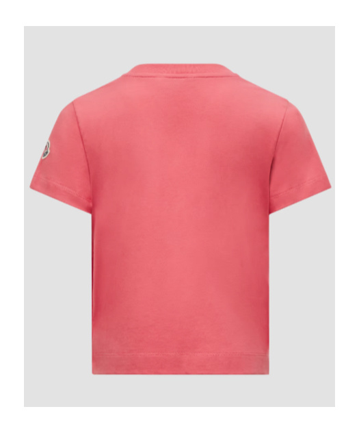 Moncler T-shirt With Pocket In Red